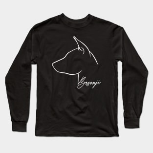 Proud Basenji profile dog lover Long Sleeve T-Shirt